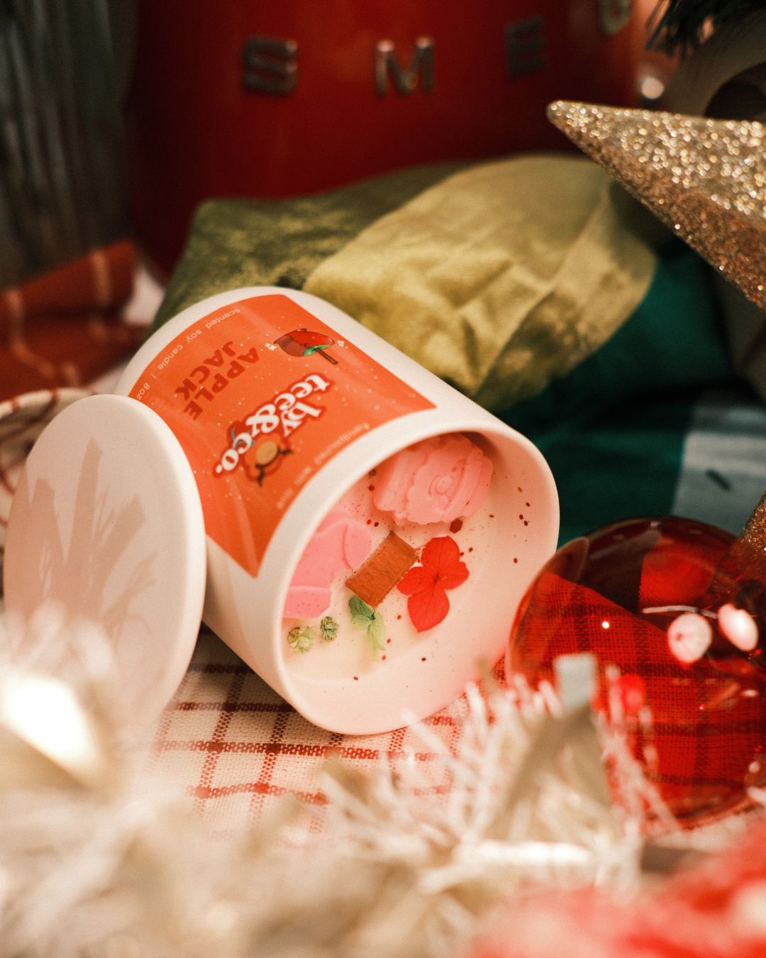 Apple Jack Candle Ceramic