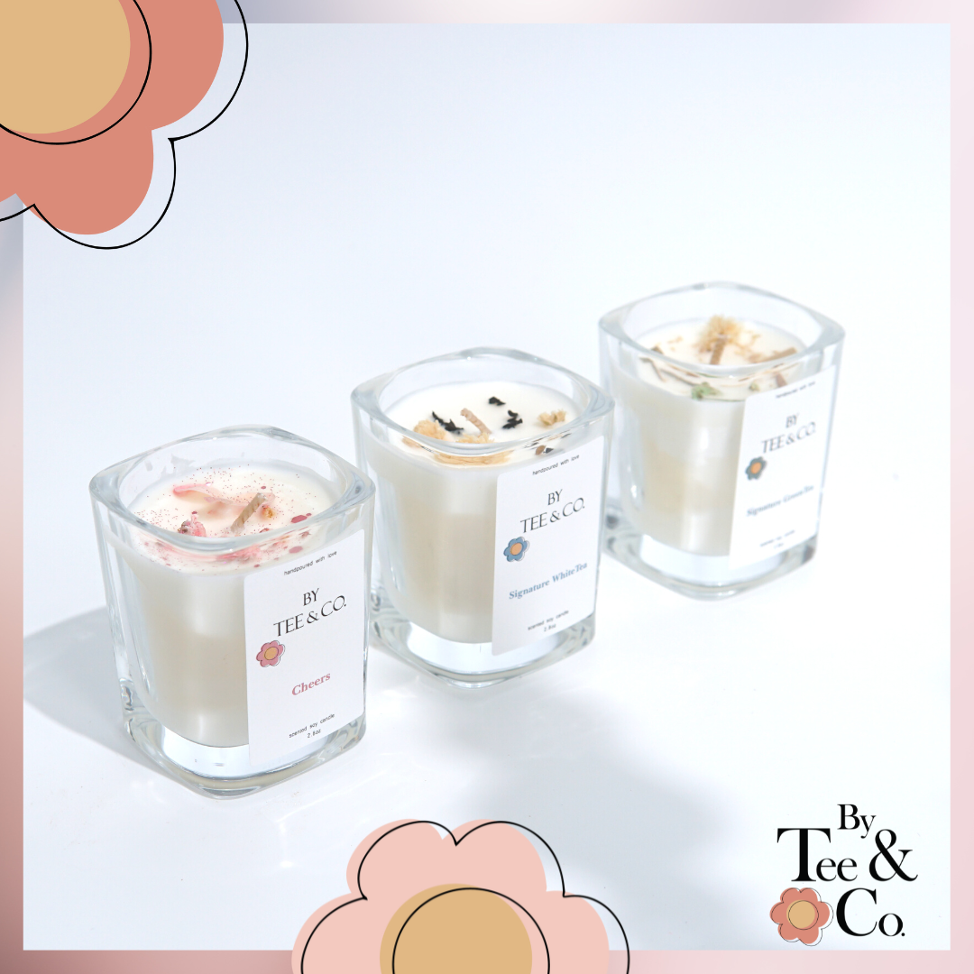 Signature Green Tea Glass Shot Candle