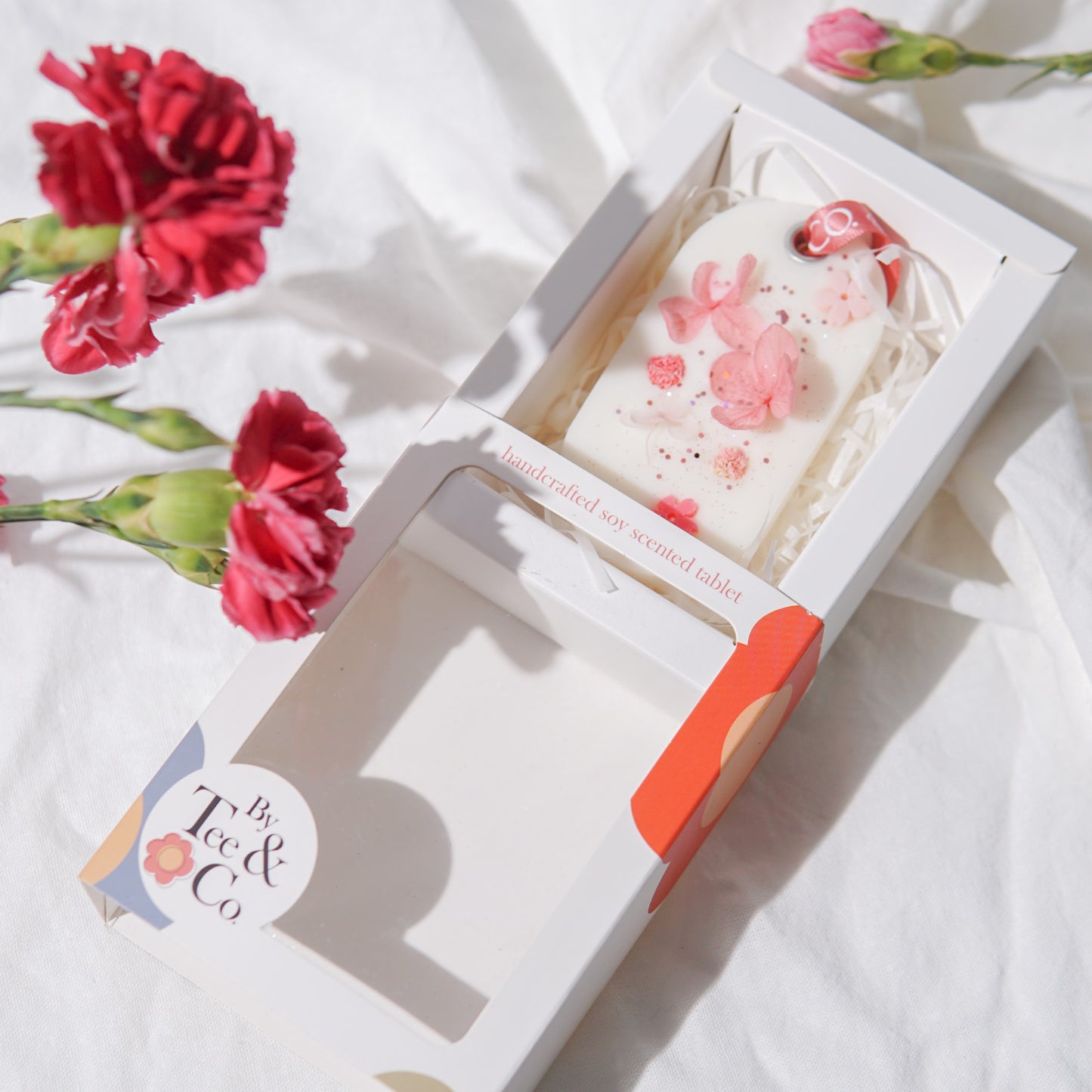 Custom Initial for Shot Candles / Scented Soy Tablet