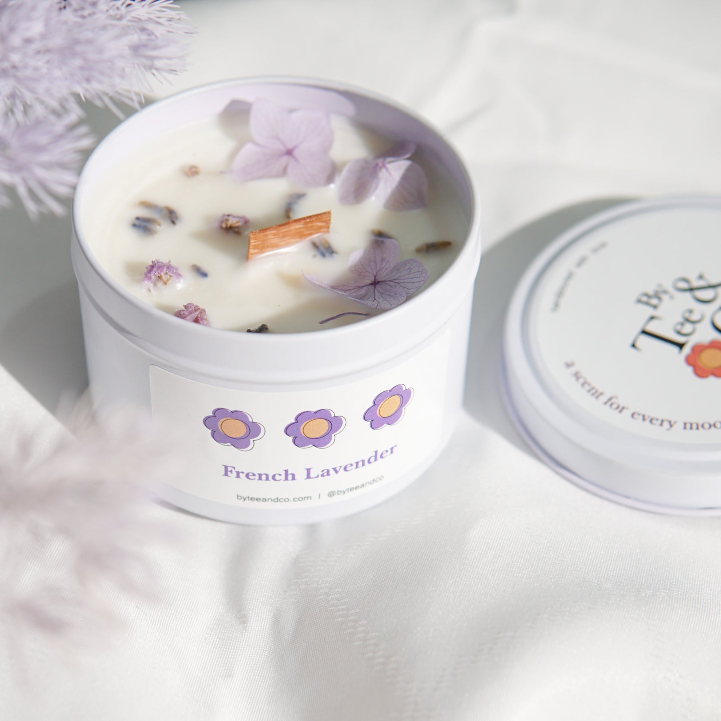 French Lavender Tin Candle