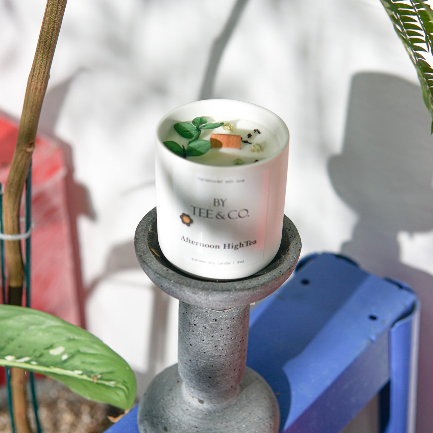 Afternoon High Tea Candle Ceramic