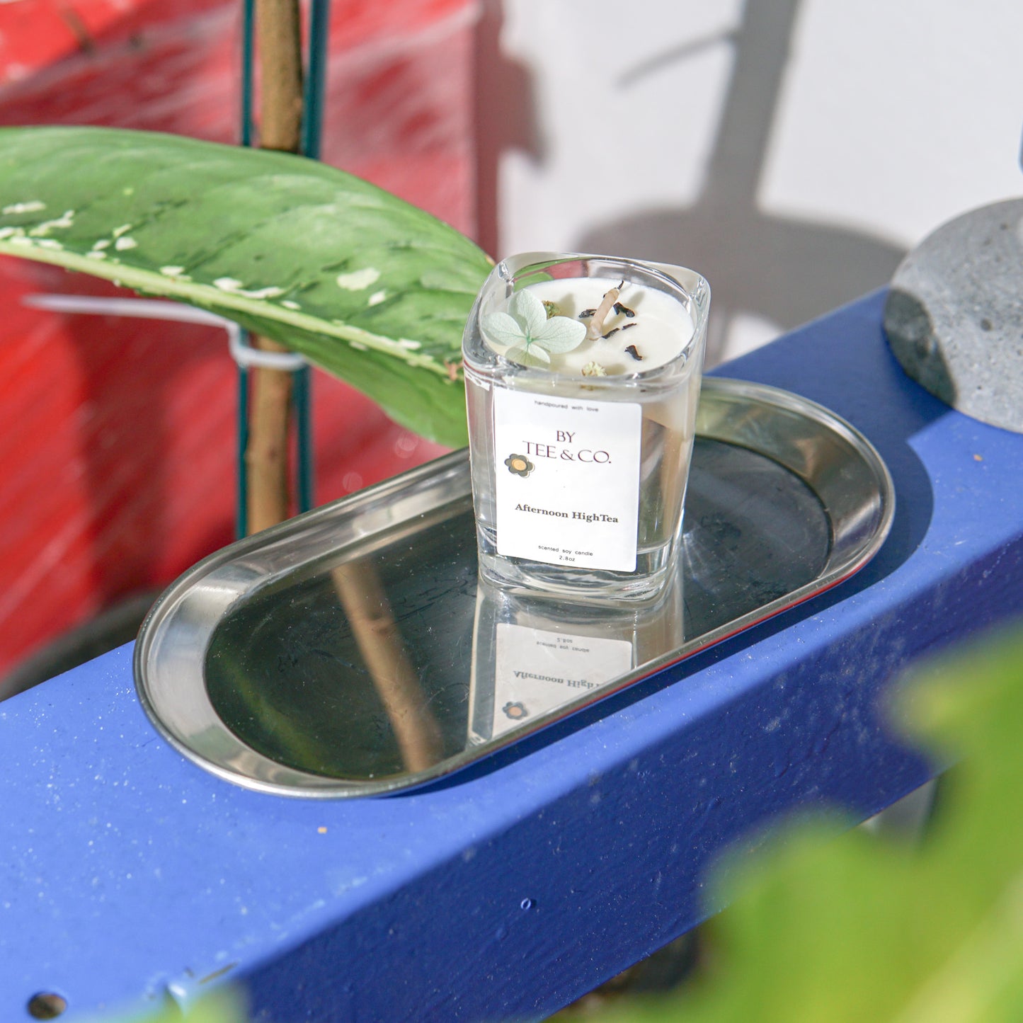 Afternoon High Tea Glass Shot Candle