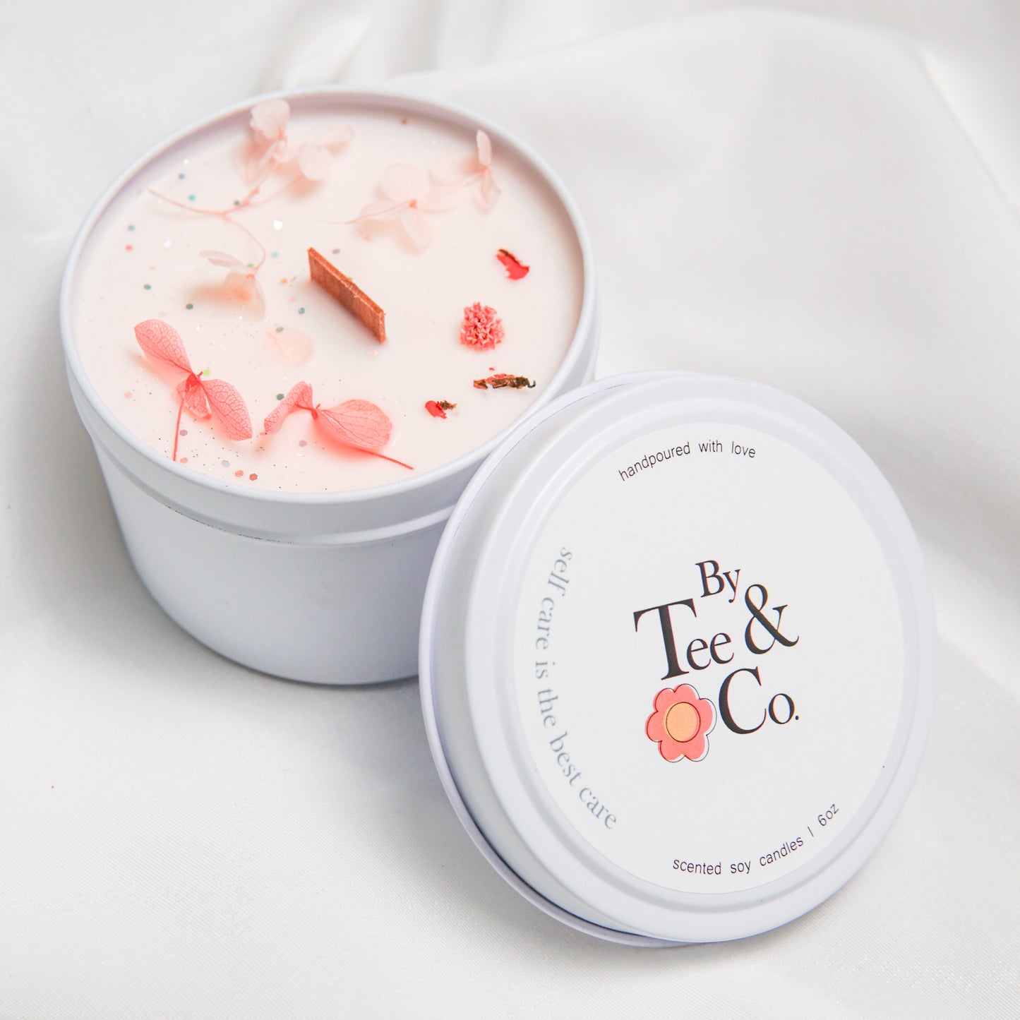 Sakura Lychee Tin Candle