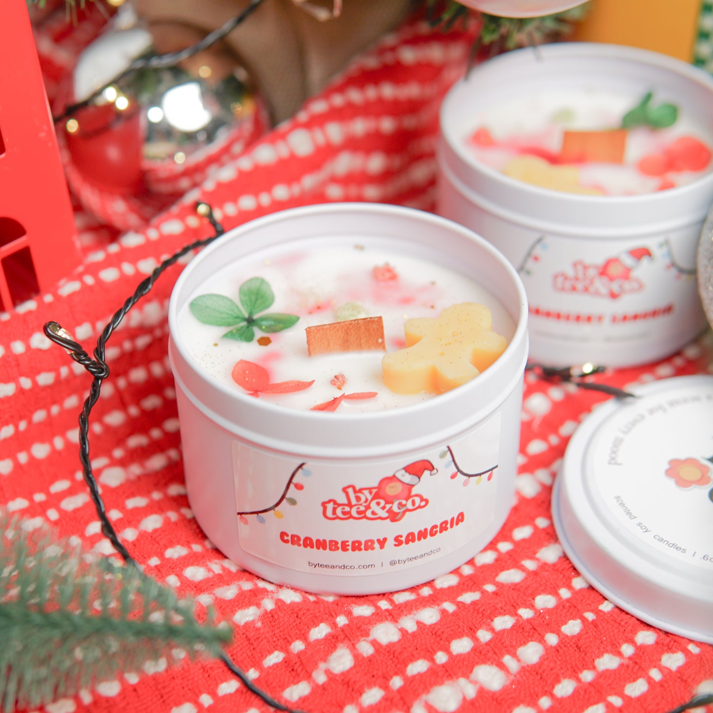 Cranberry Sangria Tin Candle