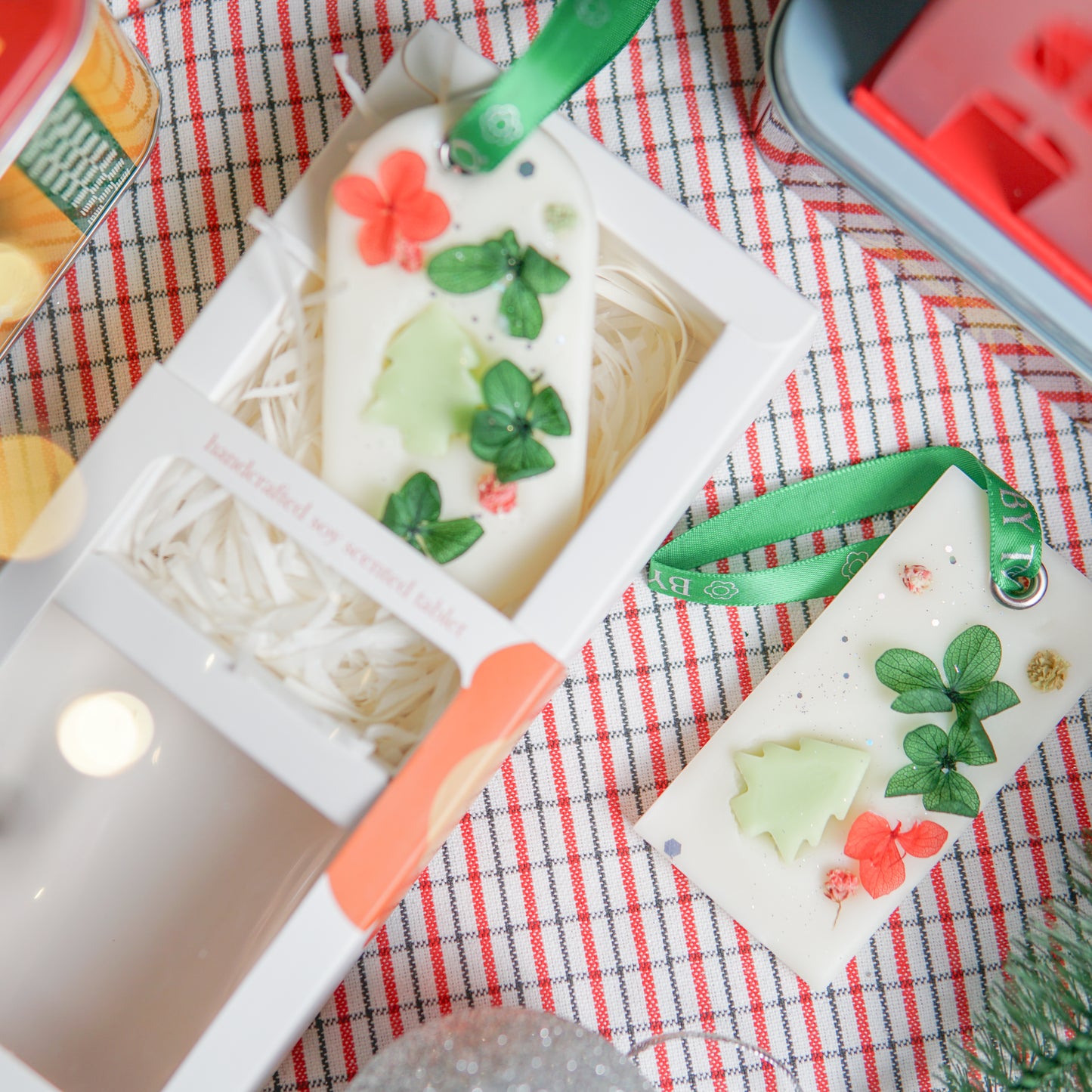 Apricot & Fig Scented Soy Tablet