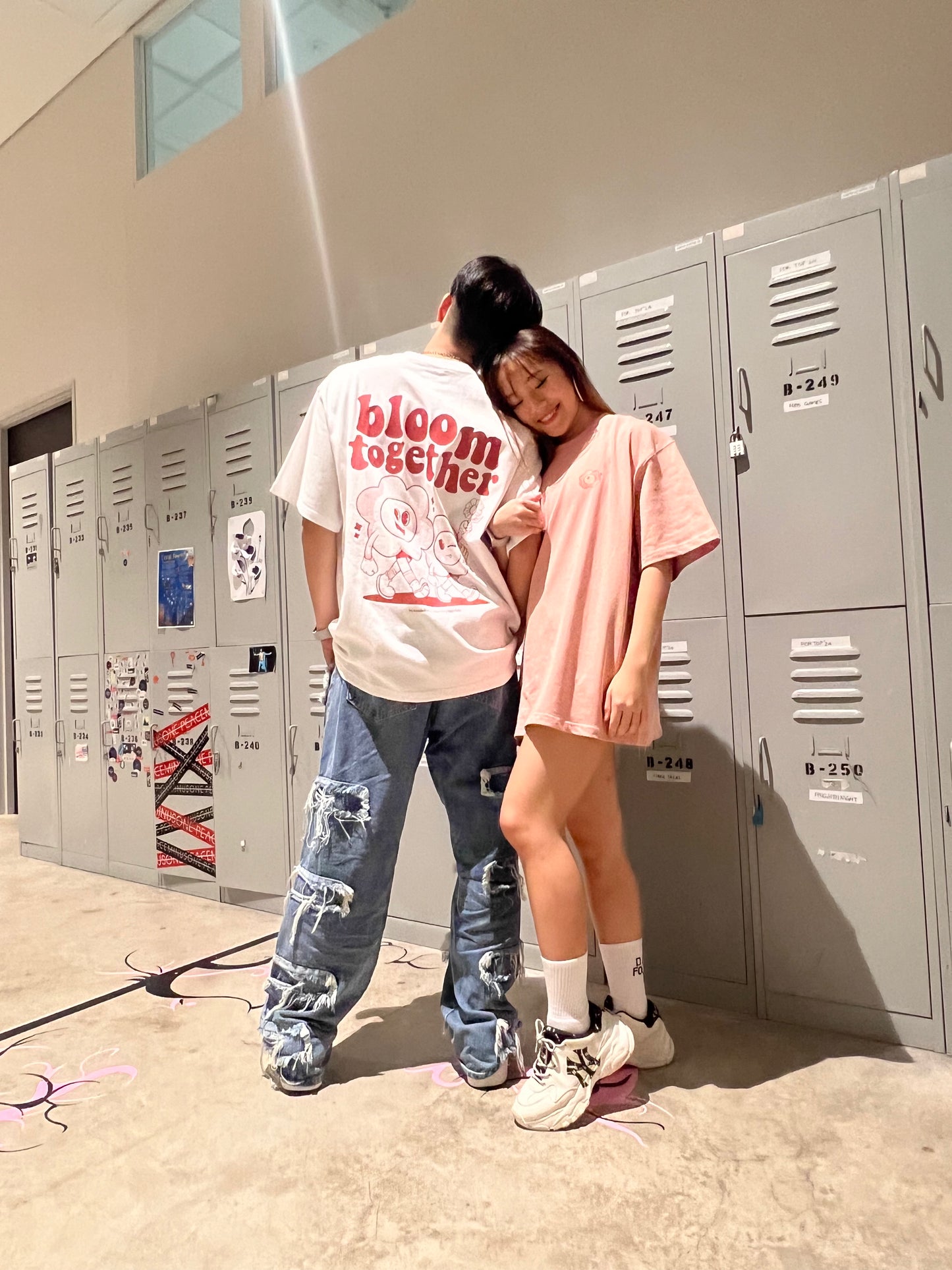 Bloom Together Collaboration Tee (White)