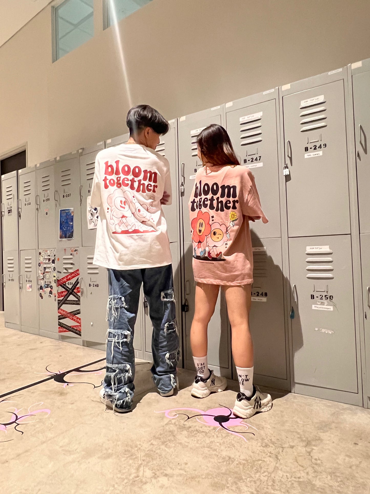 Bloom Together Collaboration Tee (Khaki)