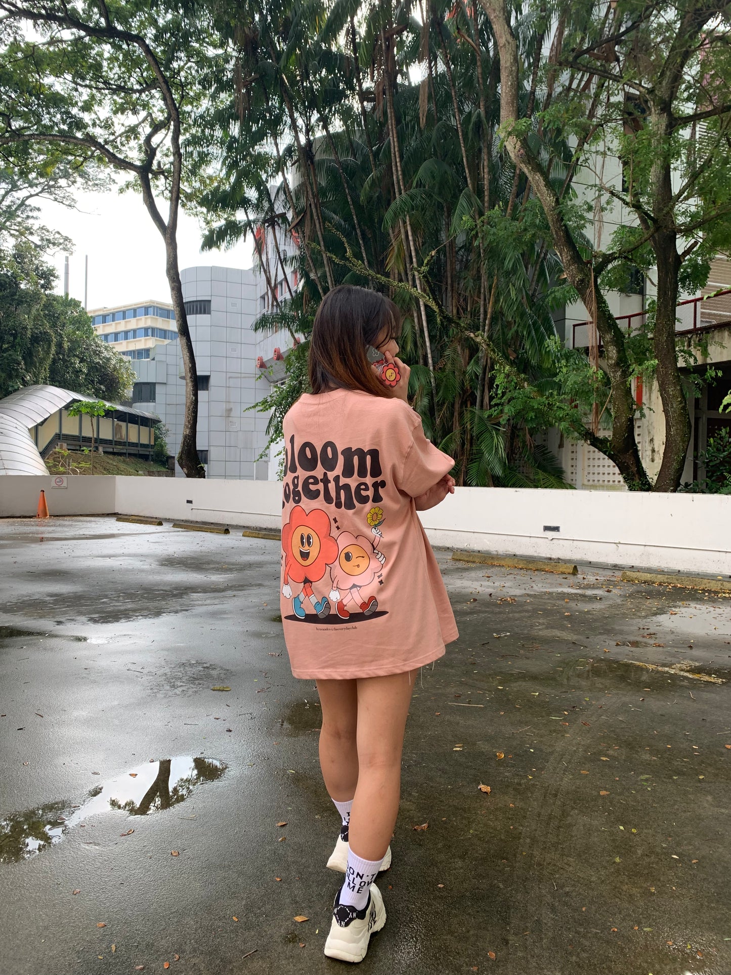 Bloom Together Collaboration Tee (Pink)
