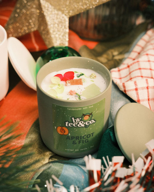 Apricot & Fig Candle Ceramic