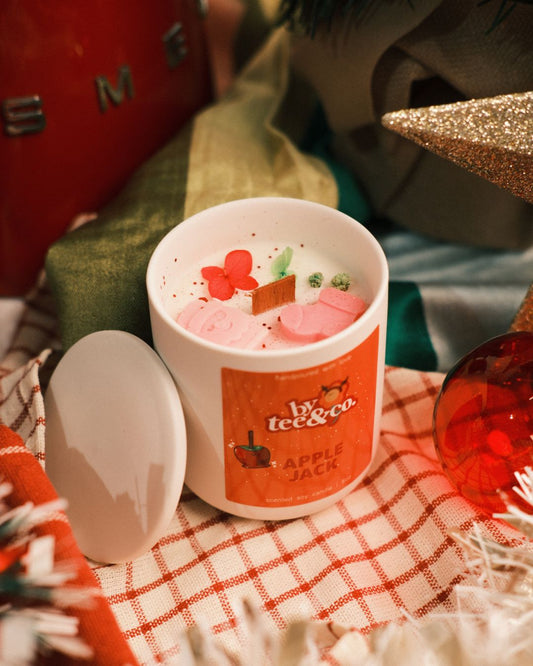 Apple Jack Candle Ceramic