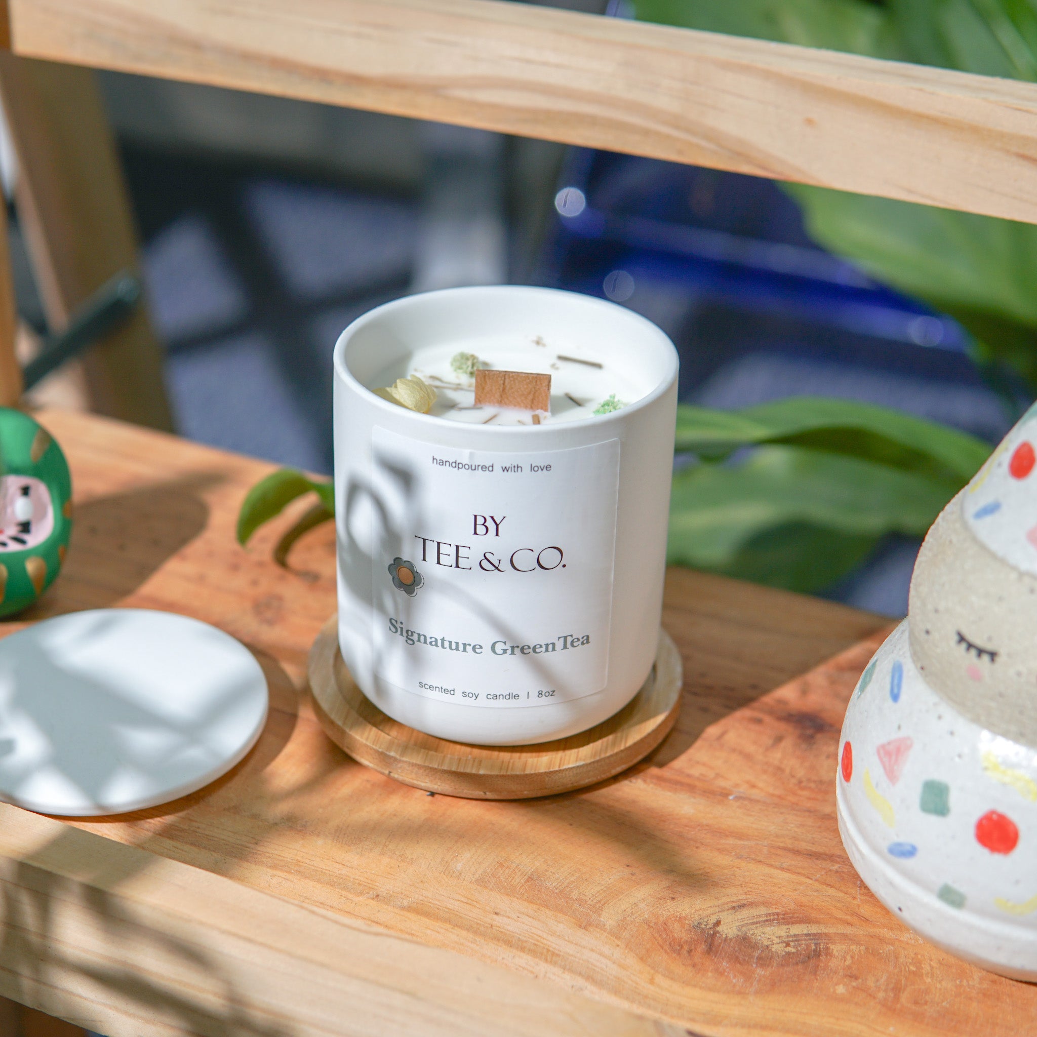 Signature Green Tea Candle Ceramic – ByTee&Co Store