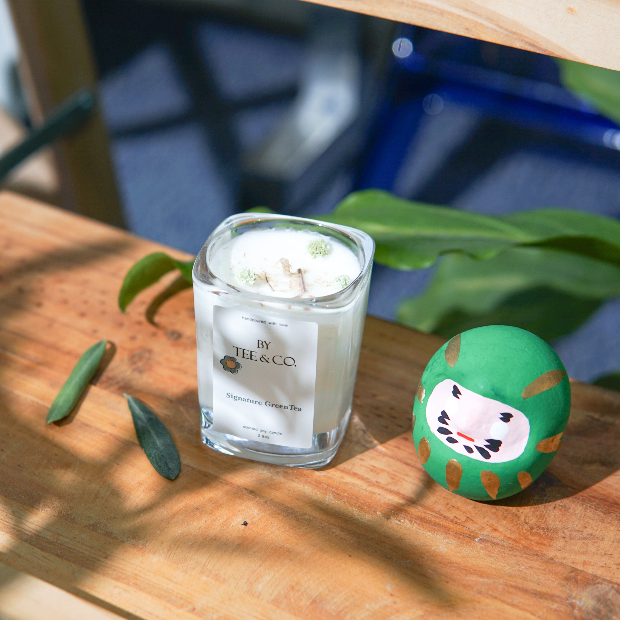 Signature Green Tea Glass Shot Candle – ByTee&Co Store