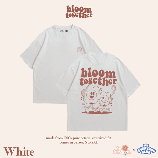 Bloom Together Collaboration Tee (White)
